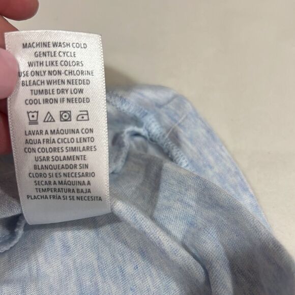 Splendid Heathered blue tee with stars EUC size XS - Picture 9 of 9